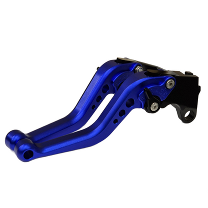 Short Blue Clutch & Brake Levers Yamaha YZF-R125 / MT-125 / XSR 125 2020-2025