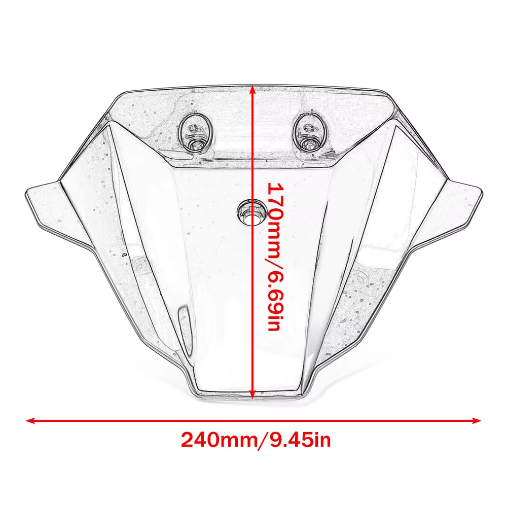 Flyscreen Small Windscreen Screen - KTM 990 Duke 2024-2026