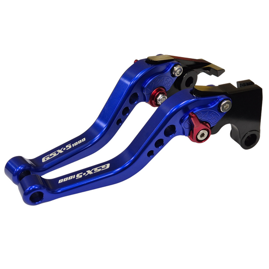 Short Blue Clutch & Brake Levers - Suzuki GSX-S1000 GSX-S1000GT 2021-2025