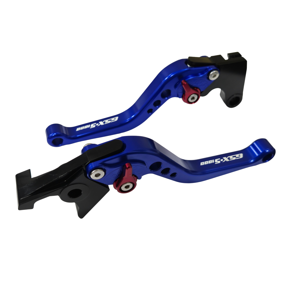 Short Blue Clutch & Brake Levers - Suzuki GSX-S1000 GSX-S1000GT 2021-2025