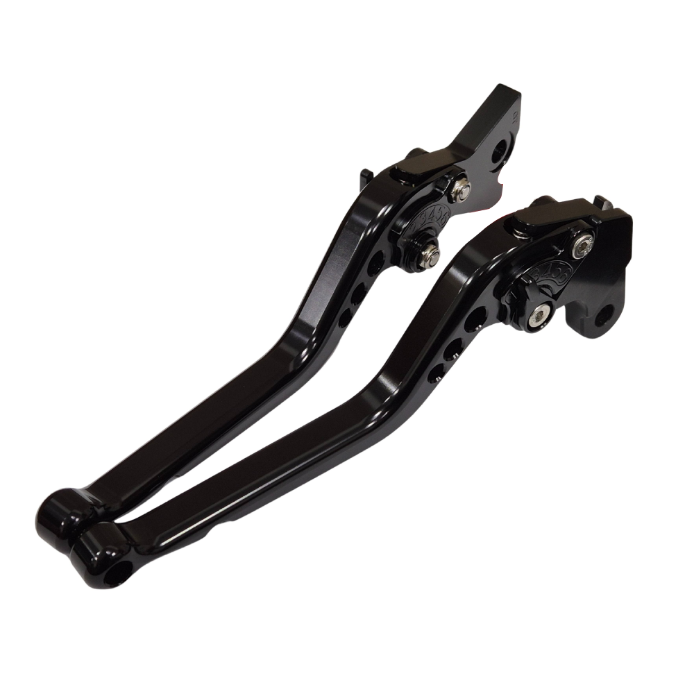 Long Black Clutch & Brake Levers For Aprilia RX 125 2021-2026