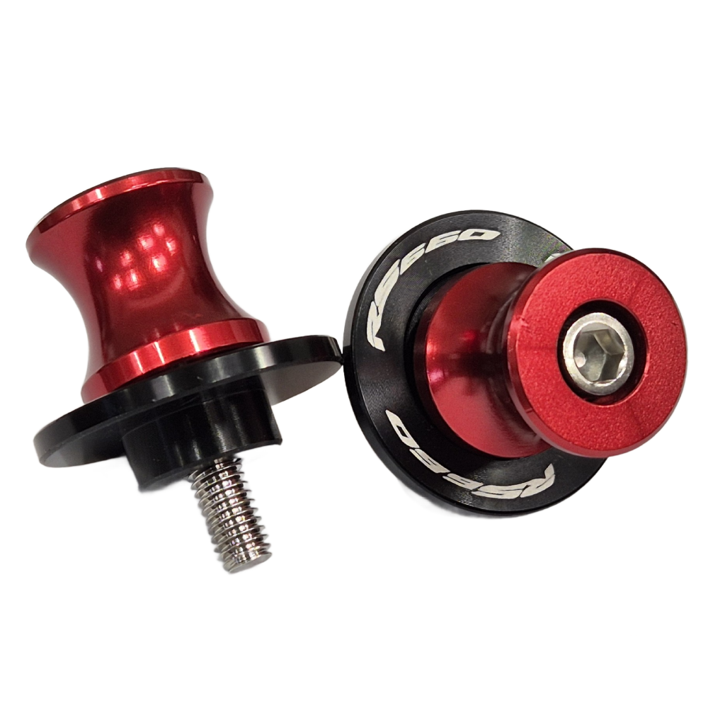 Aprilia RS660 RS 660 Rear Swingarm Spools Paddock Stand Bobbins - Red