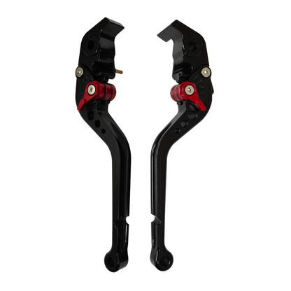 Long Black Clutch & Brake Levers - Ducati Multistrada 1200 / 1260 / S / GT