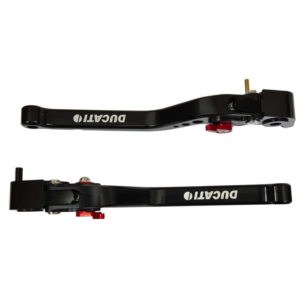 Long Black Clutch & Brake Levers - Ducati Multistrada 1200 / 1260 / S / GT