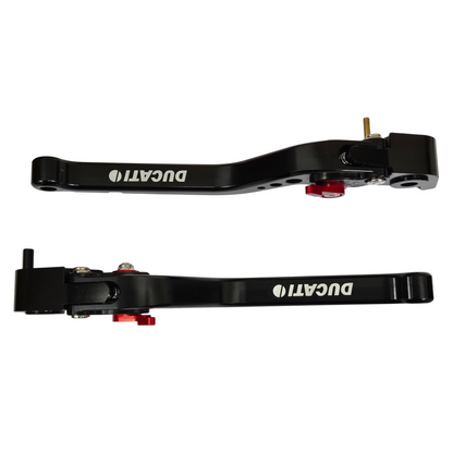 CNC Long Black Clutch & Brake Levers For Ducati Streetfighter 848 2012-2015