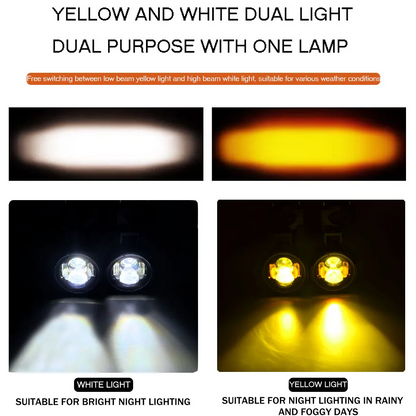 100W LED Auxiliary Spot Fog Light Kit - KTM 390 / 790 / 890 Duke 2018-2025