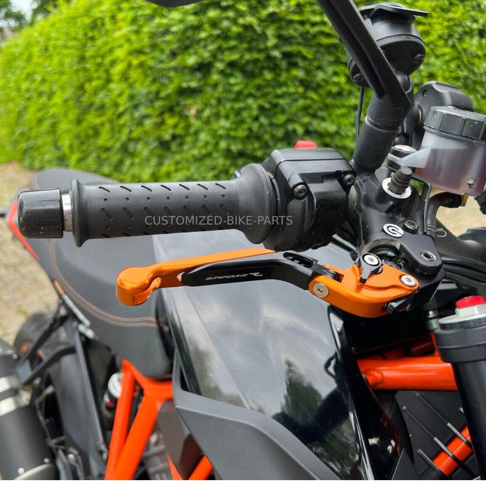 KTM 1290 Superduke R 2014-2026 | Adjustable Clutch Brake Lever Set Orange/Black