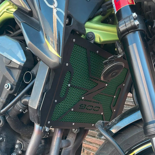 Green Radiator Guard / Cover / Grille For Kawasaki Z900 / SE 2017-2026
