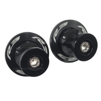 Black Rear Swingarm Spool Paddock Stand Bobbin - Yamaha YZF-R3 2015-2026