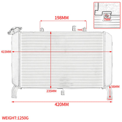 Radiator Engine Cooler Yamaha MT-09 / SP 2014-2020 / Tracer 900 / GT 2015-2020