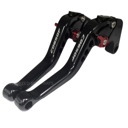 Honda CB650F CB 650 F 2017-2026 Short Clutch Brake Lever Set - Black