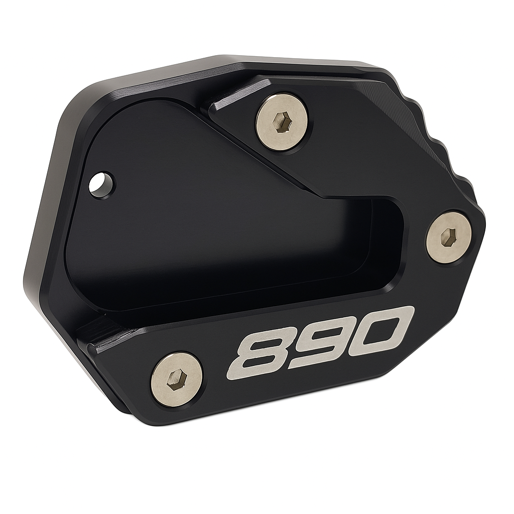 Black Side Stand Kickstand Shoe Extender - KTM 890 Duke / R / GP 20202-2026