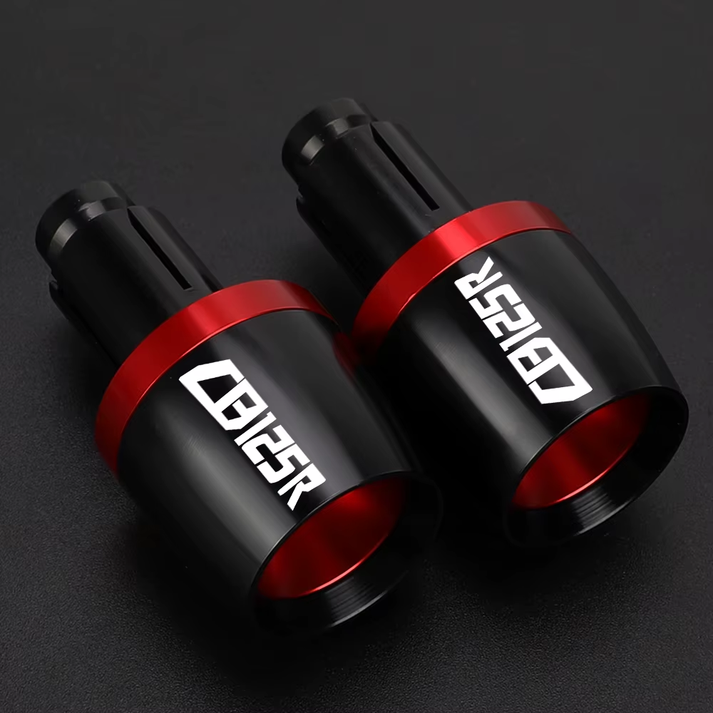 Honda CB125R 2011-2026 Handlebar Bar Ends - Black / Red