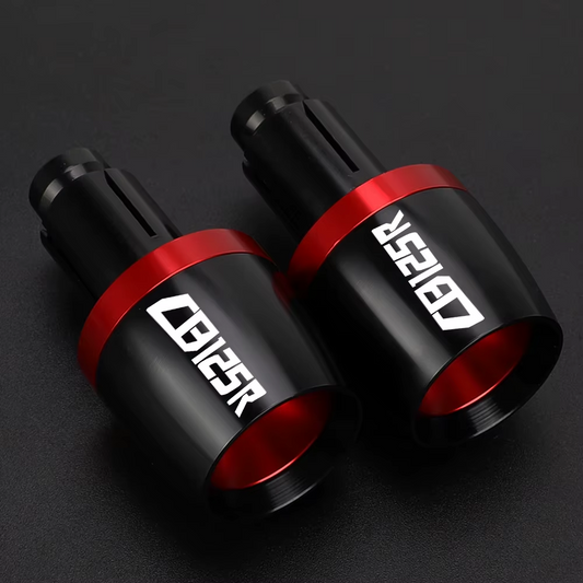 Honda CB125R 2011-2026 Handlebar Bar Ends - Black / Red