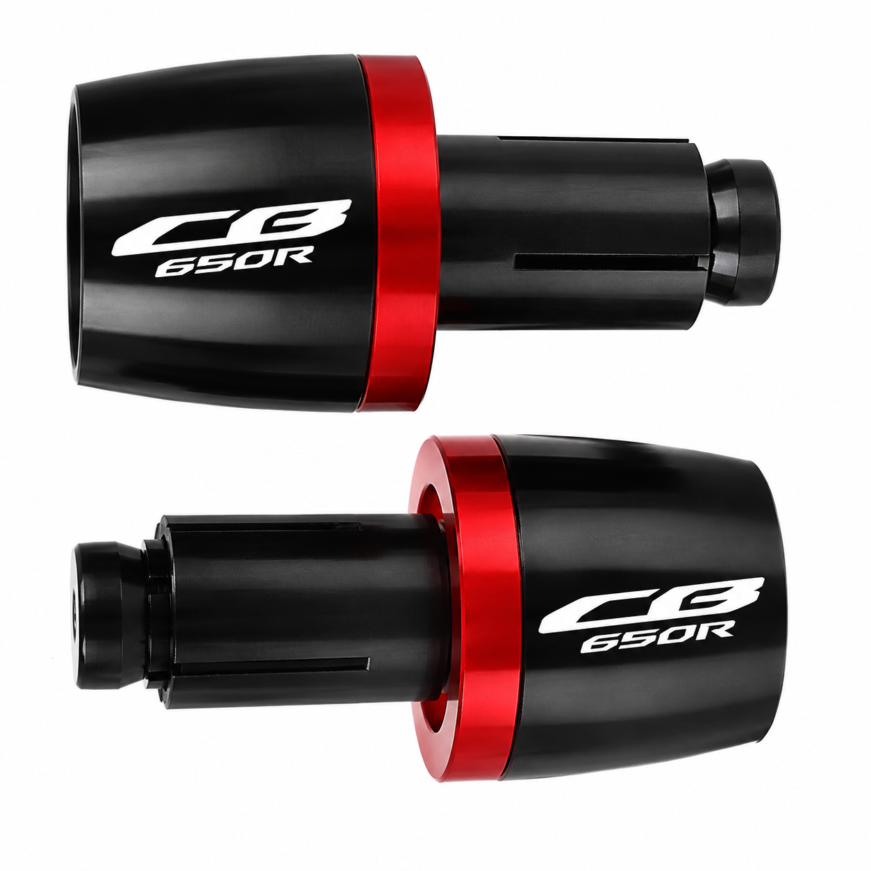 Honda CB650R 2019-2026 Handlebar Bar Ends - Black / Red