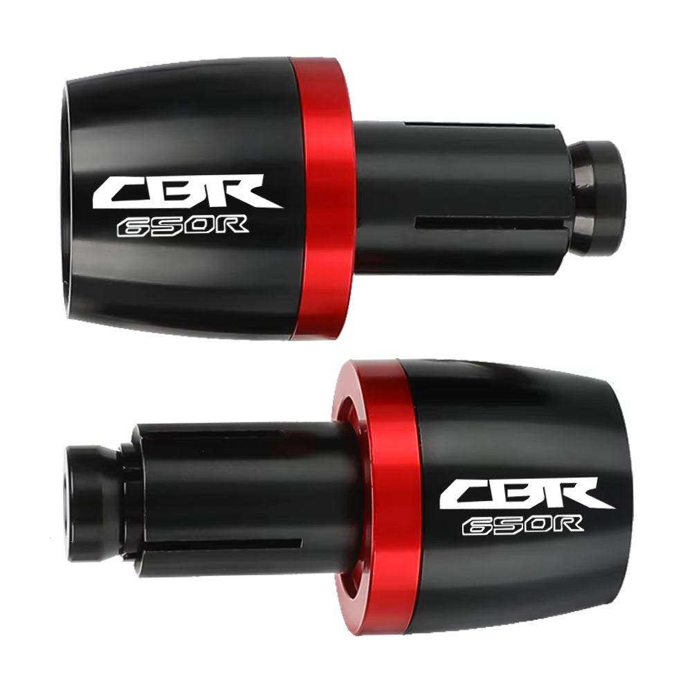 Honda CBR650R 2019-2026 Handlebar Bar Ends - Black / Red