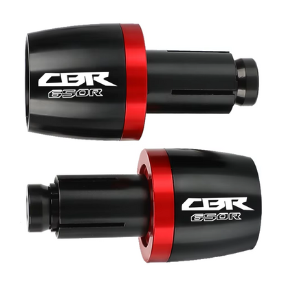 Honda CBR650R 2019-2026 Handlebar Bar Ends - Black / Red