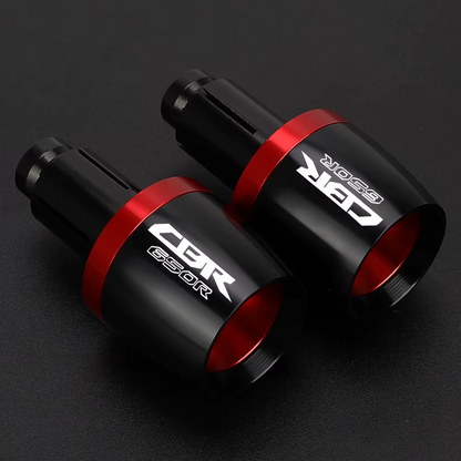 Honda CBR650R 2019-2026 Handlebar Bar Ends - Black / Red