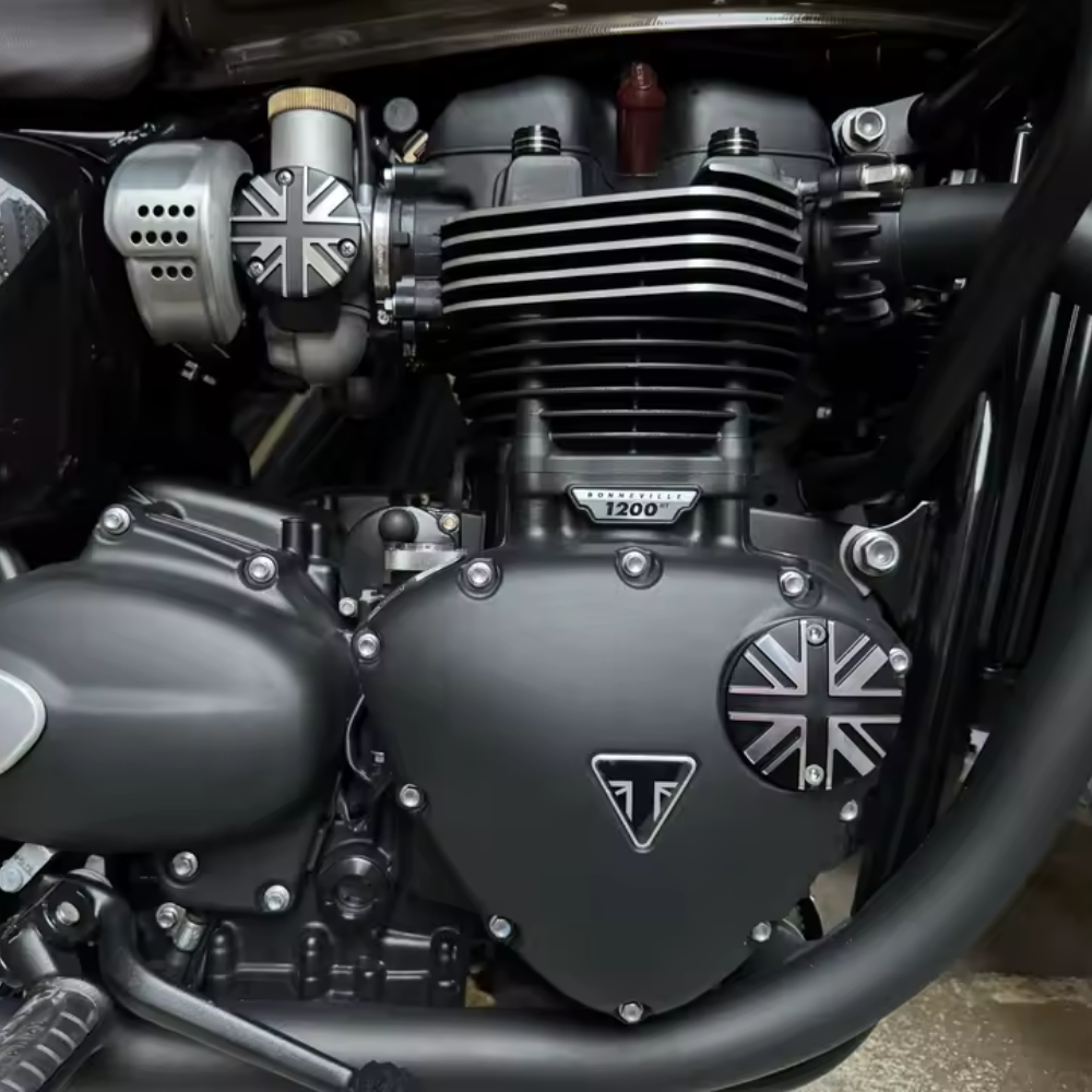 Triumph Bonneville Bobber T120 Speedmaster Thruxton 1200R  Clutch Badge & ACG
