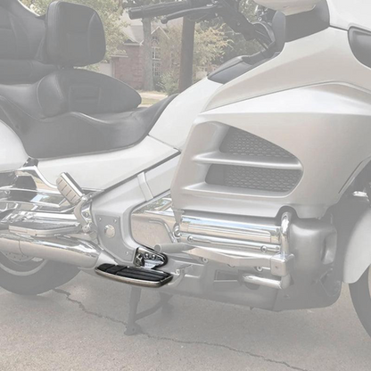 Chrome Driver Floorboards w/ Heel-Toe Shifter for GL1800 F6B Valkyrie 2001-2017