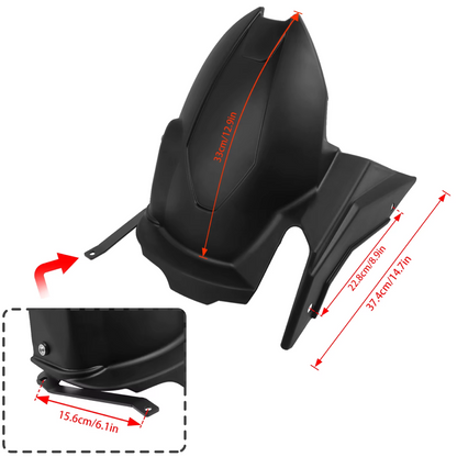 Rear Mudguard Splash Cover For Suzuki GSX-8S GSX-8R GSX-8TT 2023-2026