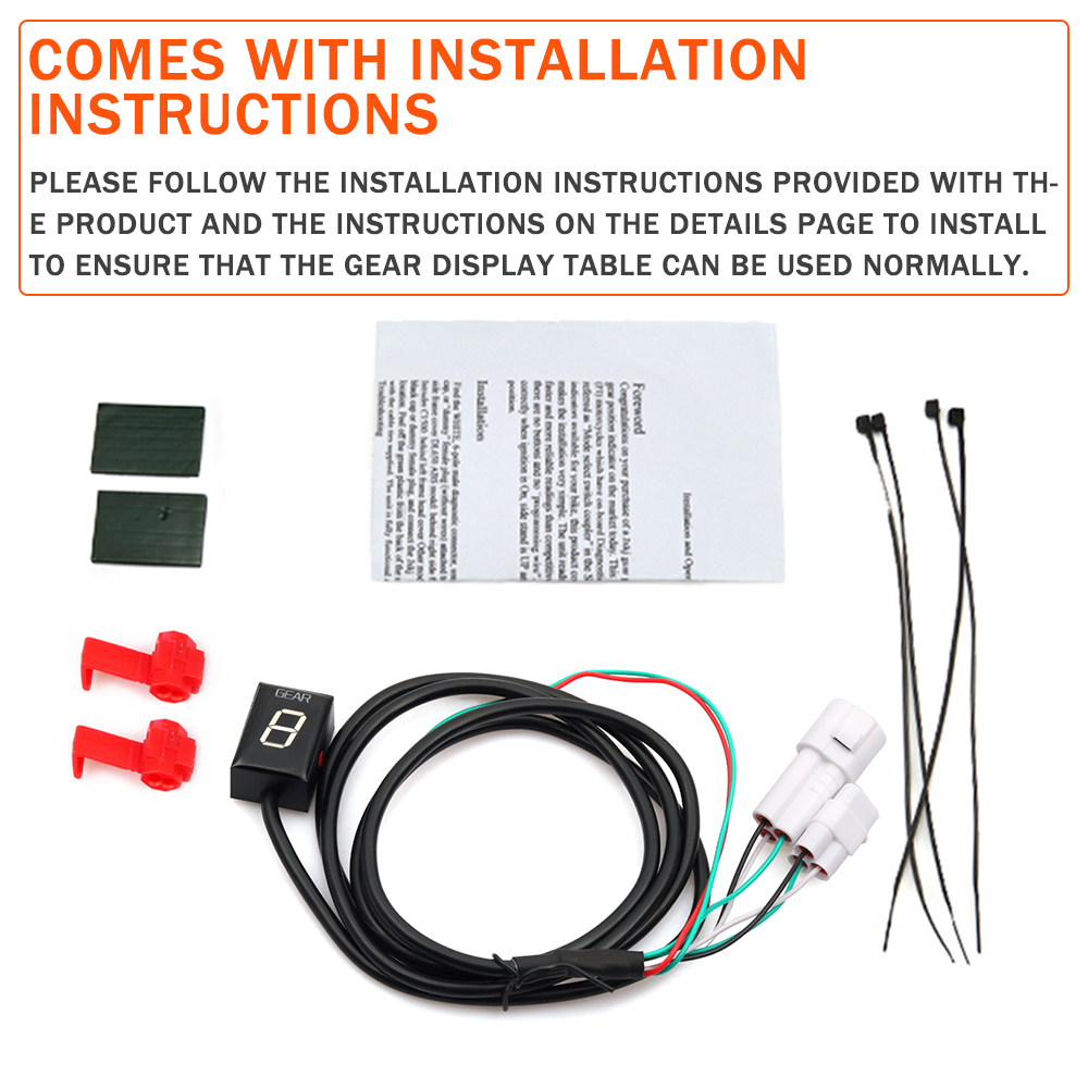 Motorcycle Gear Indicator Display Ecu Plug - Honda Hornet CBR600 F F3 F4 F4i RR