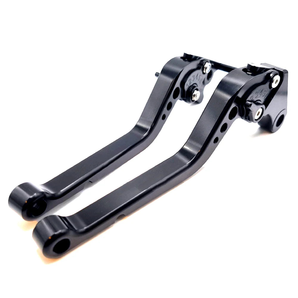 Long Black Clutch & Brake Levers For Honda GB350s 2024-2026