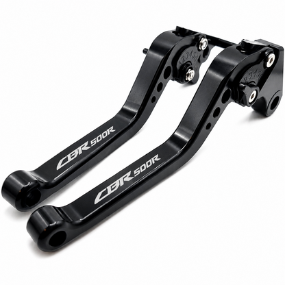 Long Black Clutch & Brake Levers For Honda CBR 500 R 2013-2021