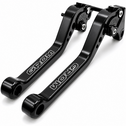 Long Black Clutch & Brake Levers For Honda GROM / MSX125 2013-2026