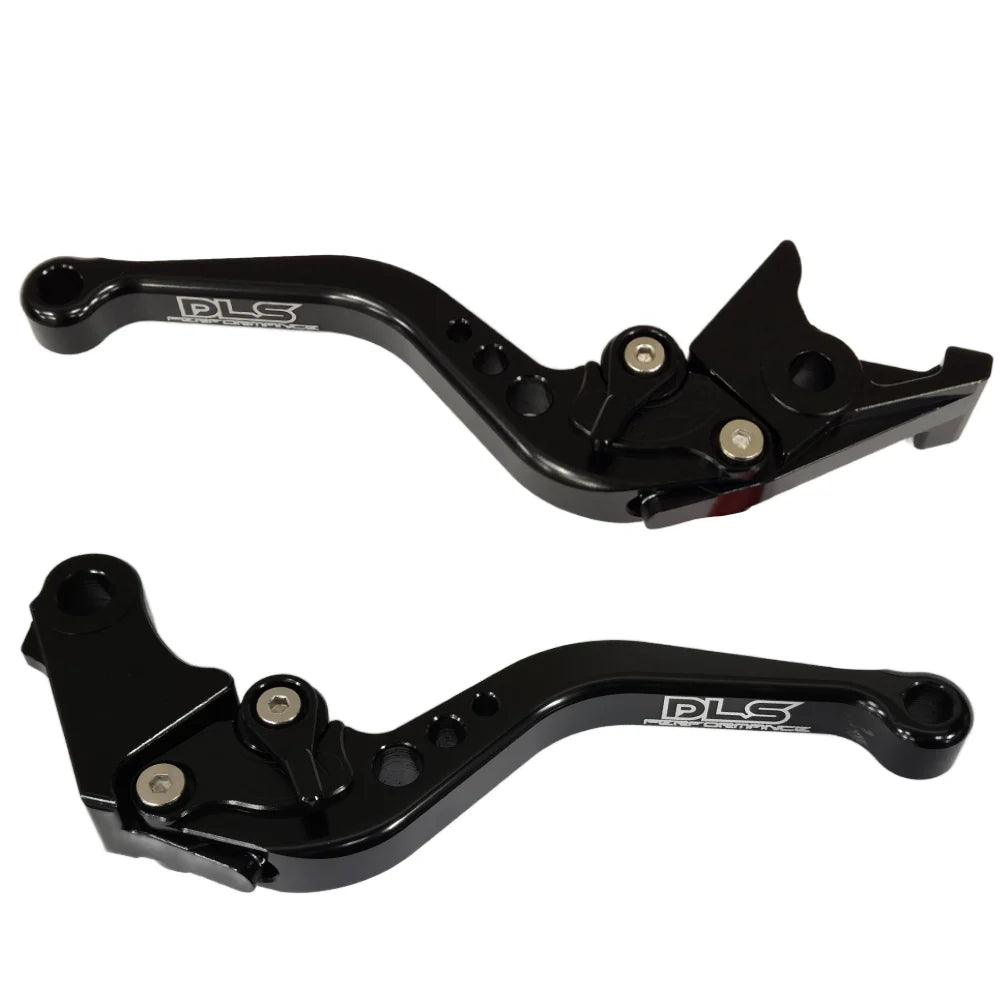 DLS Performance Short Black Clutch Brake Levers Honda CB125R 2019-2026