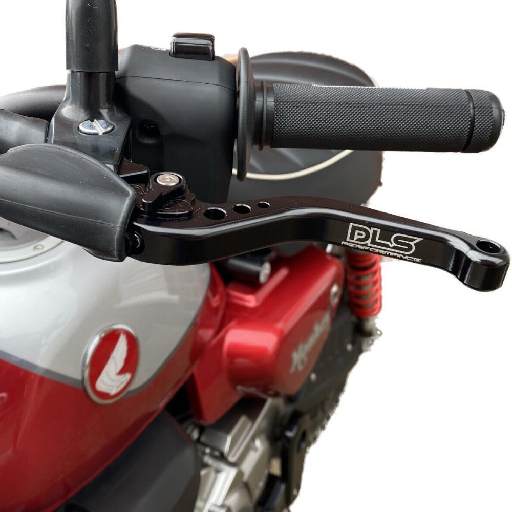 DLS Performance Short Black Clutch & Brake Levers Honda GROM MSX 125 2013-2026