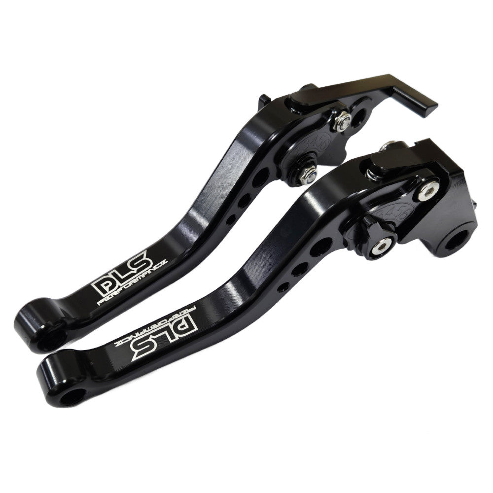 DLS Performance Short Black Clutch & Brake Levers Honda GROM MSX 125 2013-2026