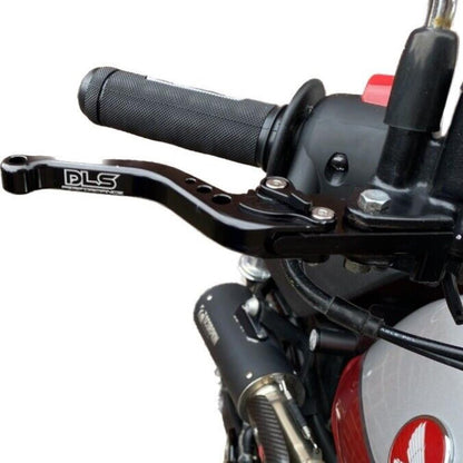 DLS Performance Short Black Clutch & Brake Levers Honda GROM MSX 125 2013-2026