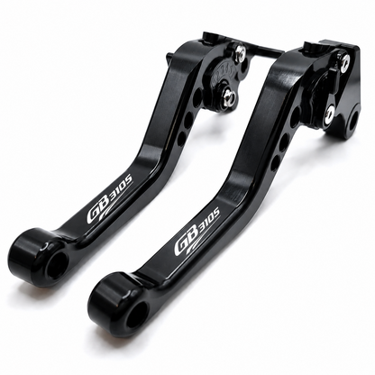 Shorty Short Black Clutch & Brake Levers Honda GB350S 2024-2026