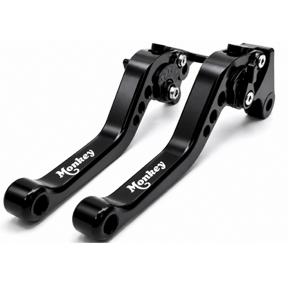 Honda Monkey Z125 2019-2026 | Short Black Clutch & Brake Lever Set