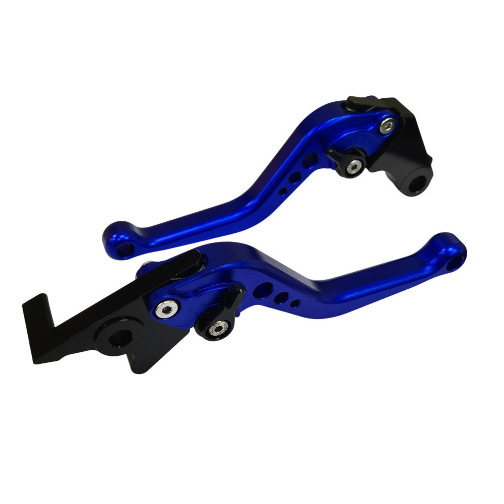 CNC Short Blue Clutch & Brake Levers Set For Honda GROM / MSX125 2013-2026