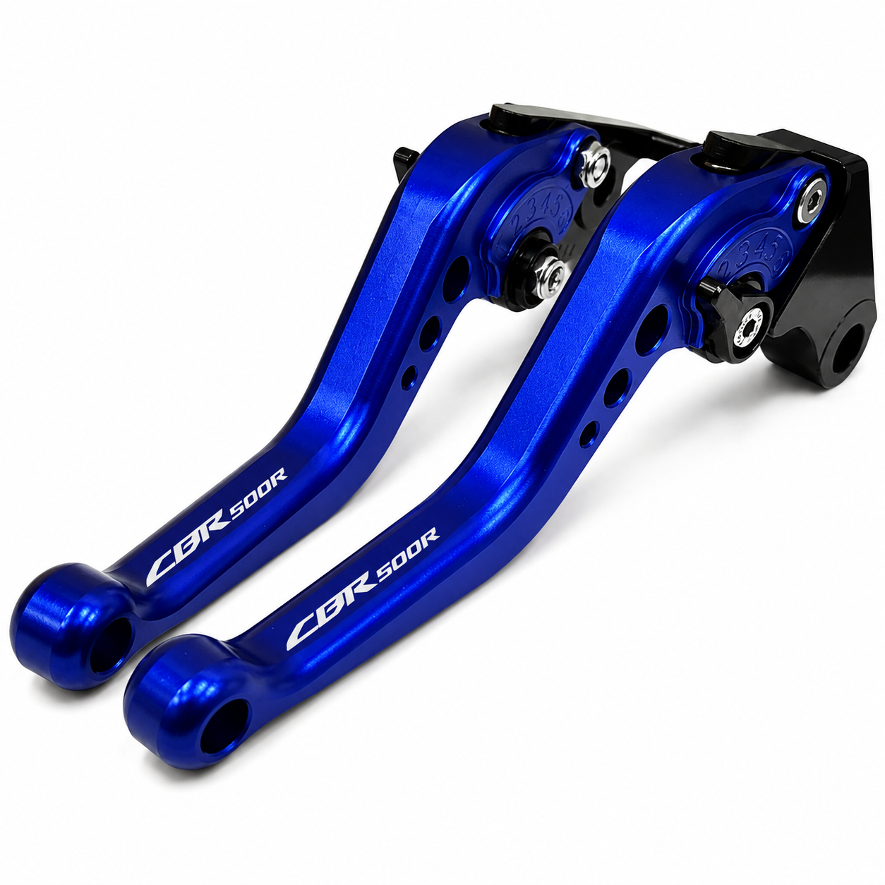 CNC Short Blue Clutch & Brake Levers For Honda CBR500R 2013-2021