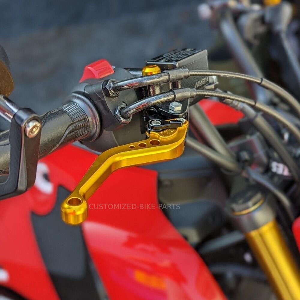 Short Gold Clutch & Brake Levers Honda GROM / MSX125 2013-2026