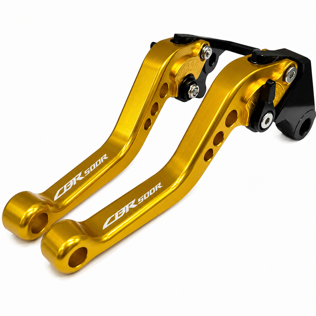 CNC Short Gold Clutch & Brake Levers For Honda CBR500R 2013-2021