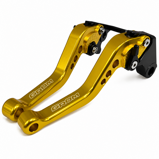 Short Gold Clutch & Brake Levers Honda GROM / MSX125 2013-2026