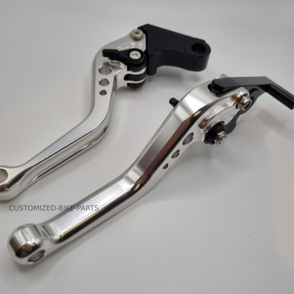 Short Silver Clutch & Brake Levers For Honda CB125R 2019-2025