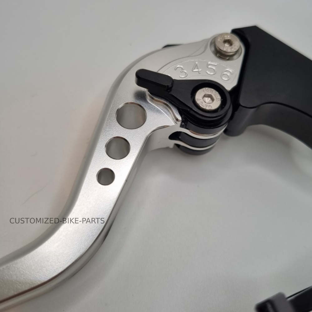 Short Silver Clutch & Brake Levers For Honda CB125R 2019-2025