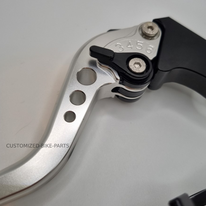 Short Silver Clutch & Brake Levers For Honda CB125R 2019-2025