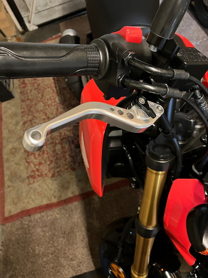 Short Silver Clutch & Brake Levers Set For Honda GROM / MSX125 2013-2026