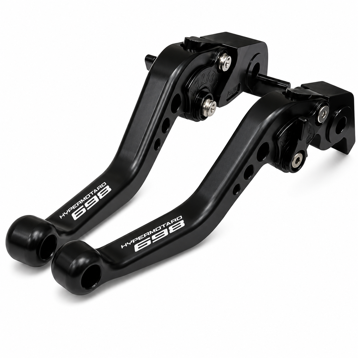 Ducati Hypermotard 698 Mono / RVW 2024-2026 Short Black Clutch & Brake Lever
