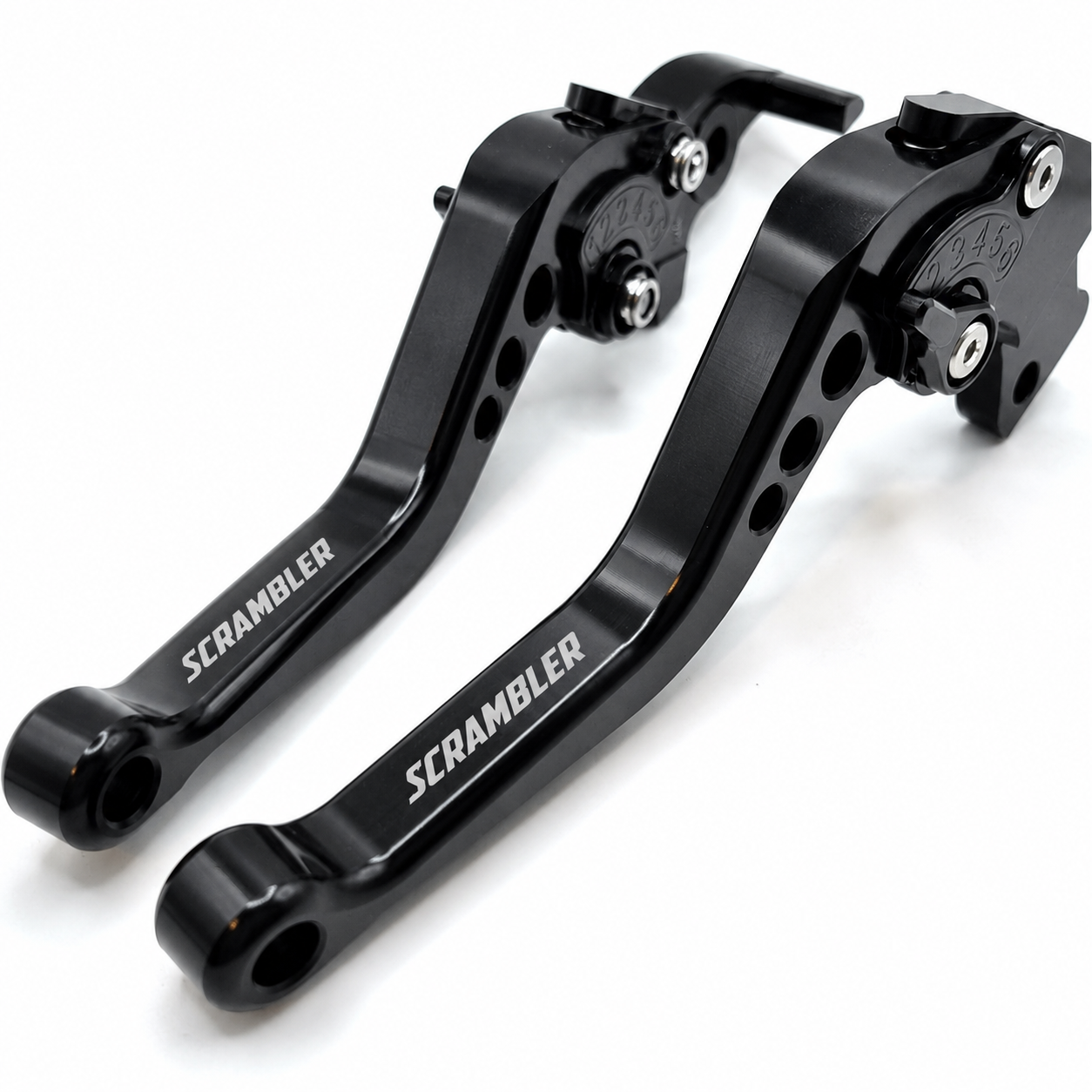 Short Black Clutch & Brake Levers - Triumph Scrambler 400X 2024-2026