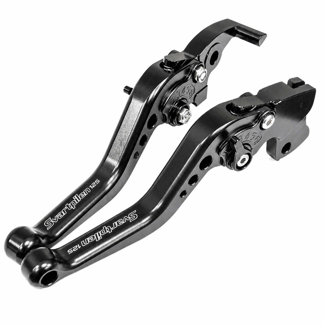 Short Black Clutch and Brake Levers for Husqvarna Svartpilen 125 2021-2026