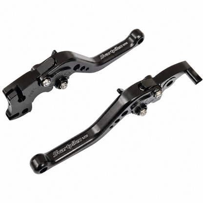 Short Black Clutch and Brake Levers for Husqvarna Svartpilen 125 2021-2026