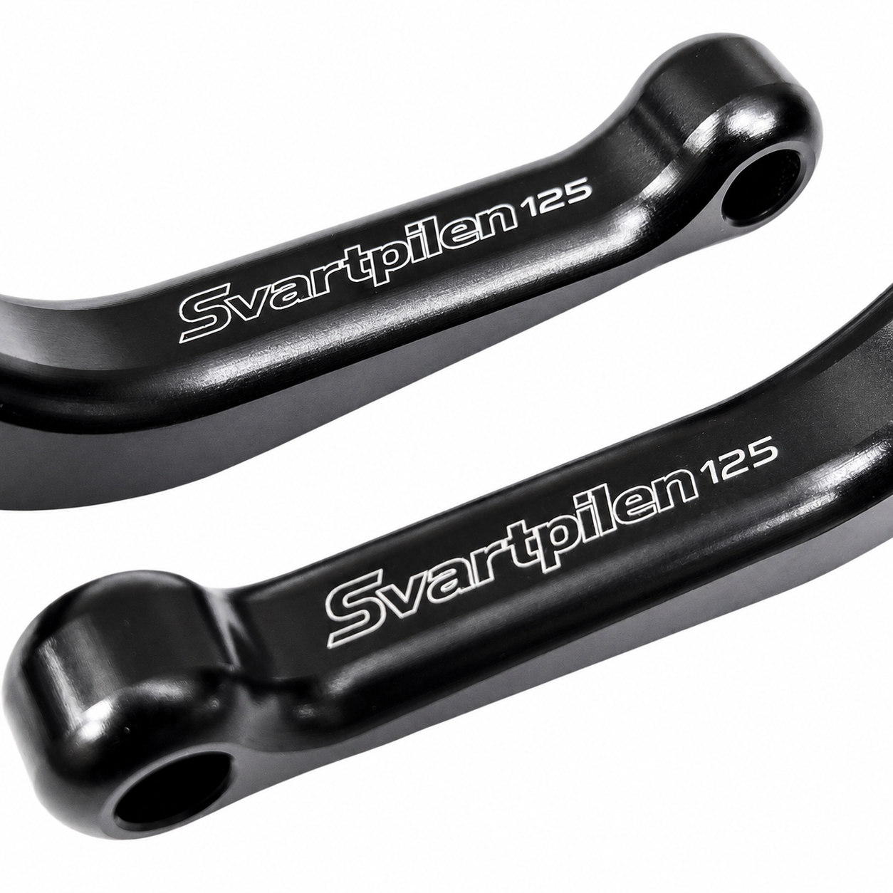 Short Black Clutch and Brake Levers for Husqvarna Svartpilen 125 2021-2026