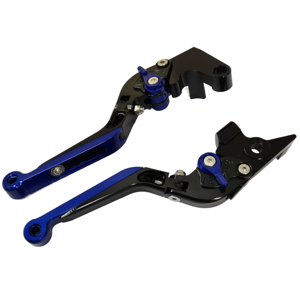 Adjustable Black / Blue Clutch & Brake Levers Yamaha Tenere 700 2019-2026